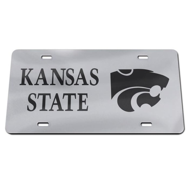 Kansas State Wildcats Acrylic Classic License Plates