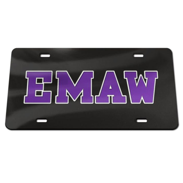 Kansas State Wildcats Acrylic Classic License Plates