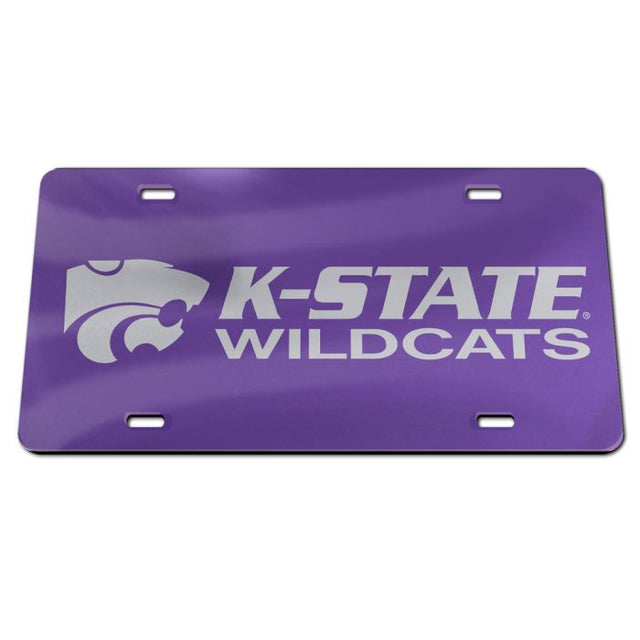 Matrícula acrílica especial de Kansas State Wildcats