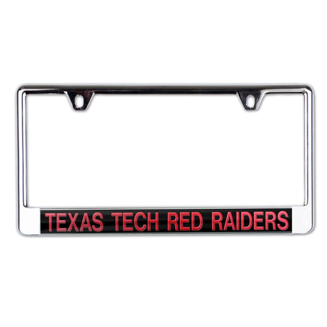 Texas Tech Red Raiders Lic Plate Frame B/O Printed