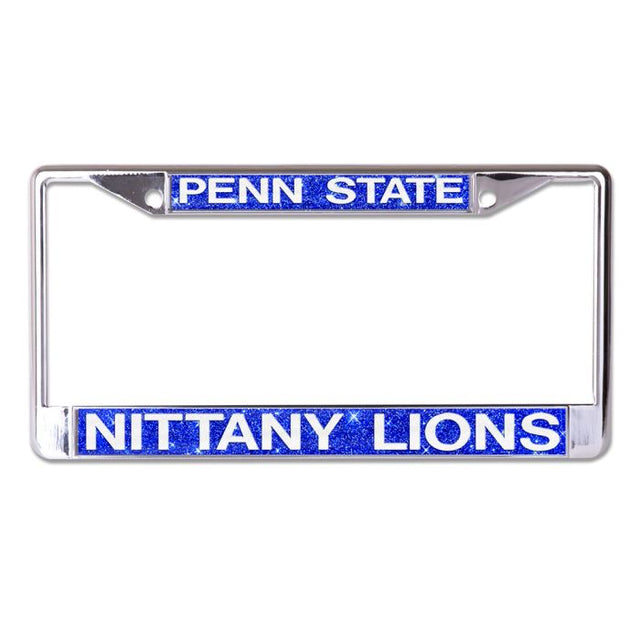 Penn State Nittany Lions GLITTER BACKGROUND Lic Plt Frame S/L Printed