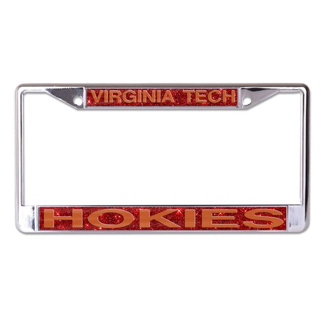 Virginia Tech Hokies FONDO BRILLANTE Licencia Plt Marco S/L Impreso