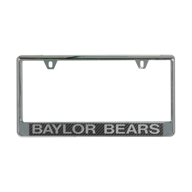 Baylor Bears CARBON Lic Plate Frame B/O Printed