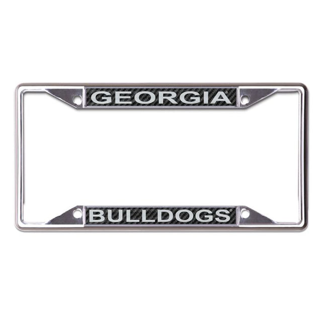 Georgia Bulldogs CARBON Lic Plt Frame S/S Printed