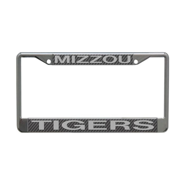 Missouri Tigers CARBON Lic Plt Frame S/L Printed