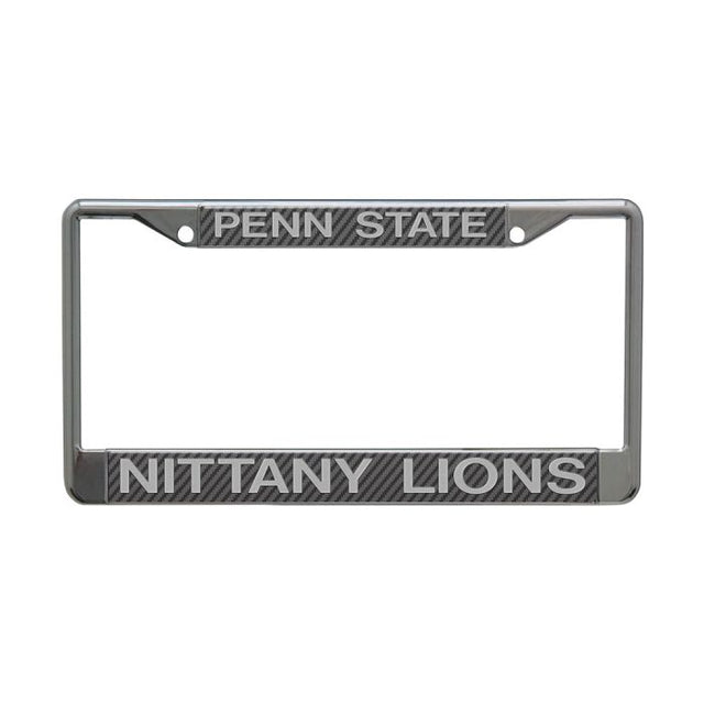 Penn State Nittany Lions CARBON Lic Plt Frame S/L Printed