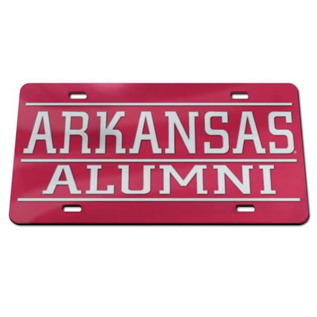 Arkansas Razorbacks Specialty Acrylic License Plate