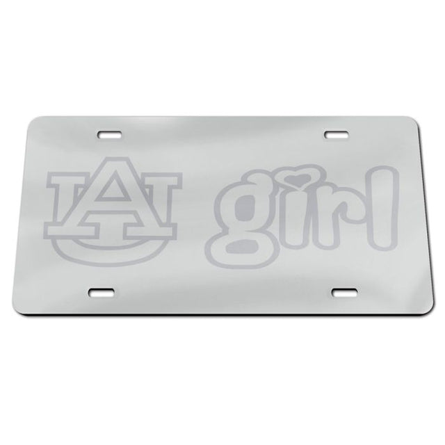 Auburn Tigers FROSTED Acrylic Classic License Plates