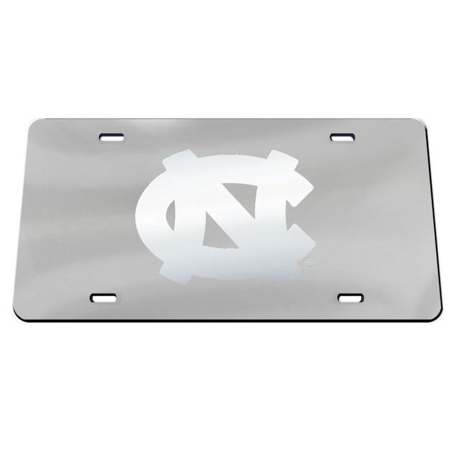 North Carolina Tar Heels FROSTED Acrylic Classic License Plates