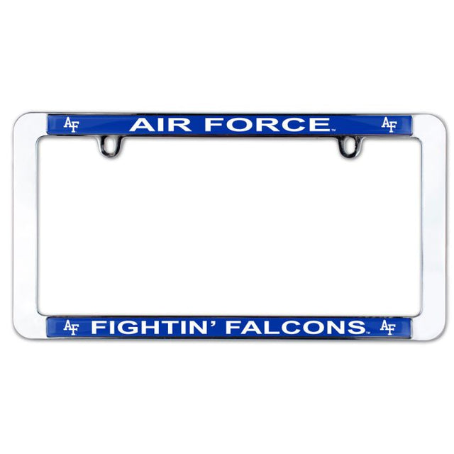 Air Force Falcons License Plate Thin Frame - Plastic w/Decal