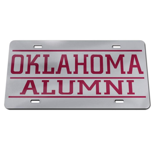 Oklahoma Sooners Acrylic Classic License Plates