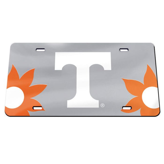 Tennessee Volunteers FLOWERS Acrylic Classic License Plates