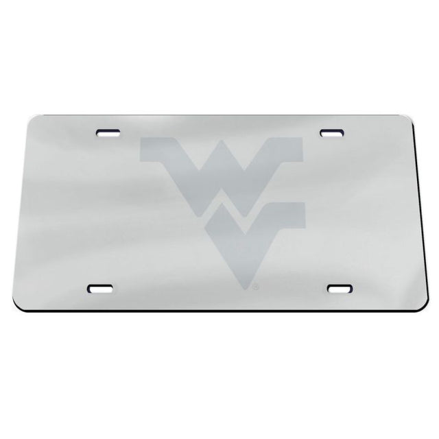 West Virginia Mountaineers FROSTED Acrylic Classic License Plates