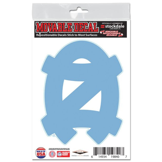 North Carolina Tar Heels All Surface Decals 3" x 5"