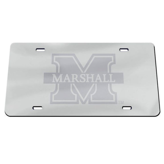 Marshall Thundering Herd FROSTED Acrylic Classic License Plates