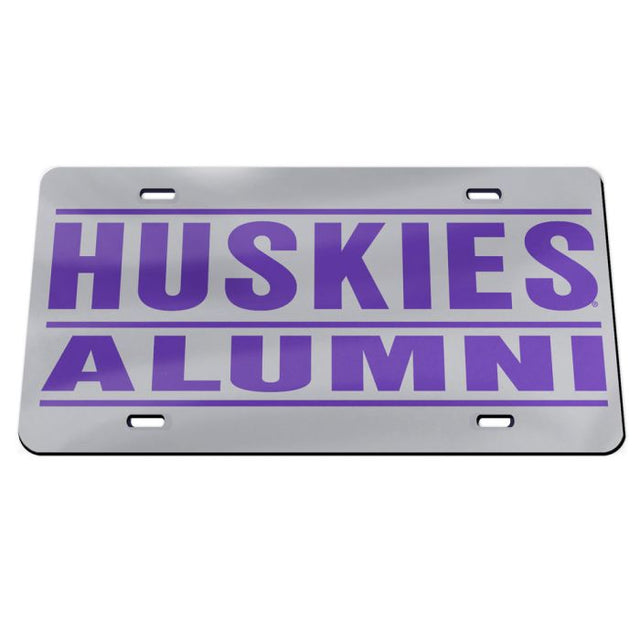 Washington Huskies Acrylic Classic License Plates