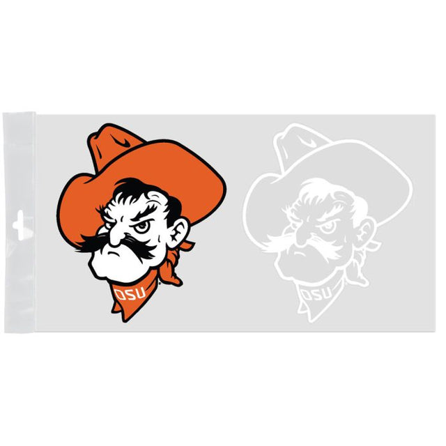 Oklahoma State Cowboys Foiled Window Decals 4" x 7"