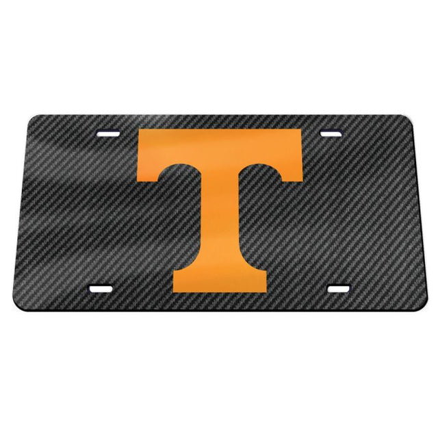 Tennessee Volunteers CARBON Specialty Acrylic License Plate