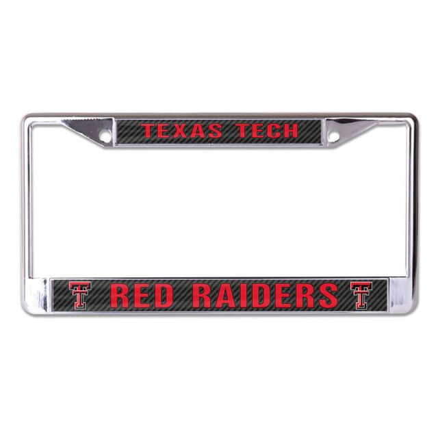 Cuadro con licencia de carbono Texas Tech Red Raiders Plt, talla pequeña, estampado