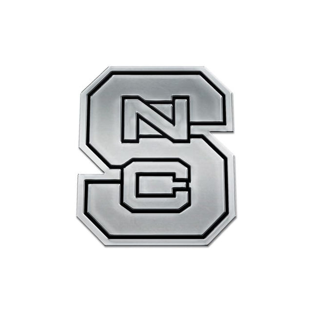 NC State Wolfpack Chrome Free Form Auto Emblem