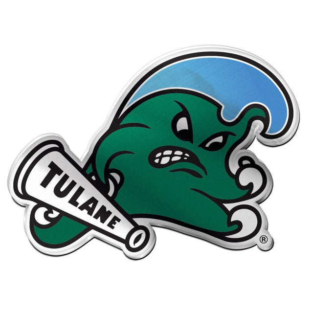 Tulane Green Wave Acrylic Auto Emblem