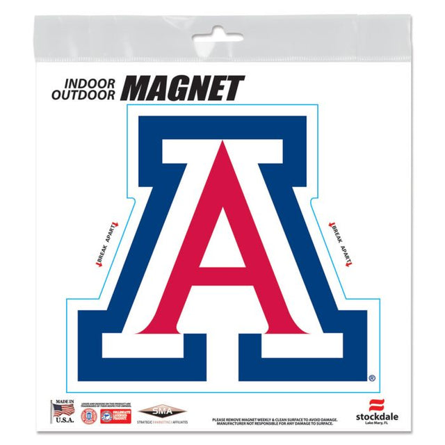 Imanes para exteriores de Arizona Wildcats, 6" x 6"