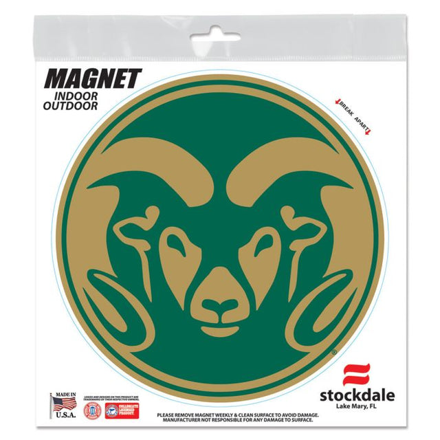 Imanes para exteriores de Colorado State Rams, 6" x 6"