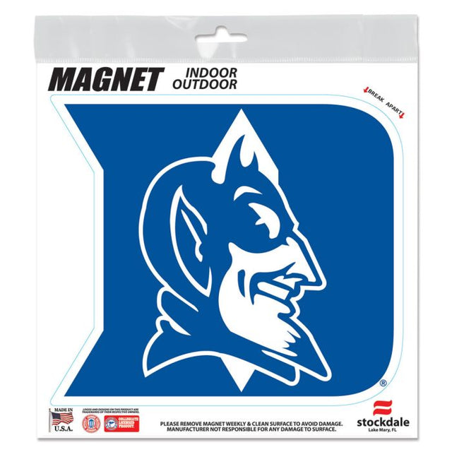 Imanes para exteriores de Duke Blue Devils de 6" x 6"