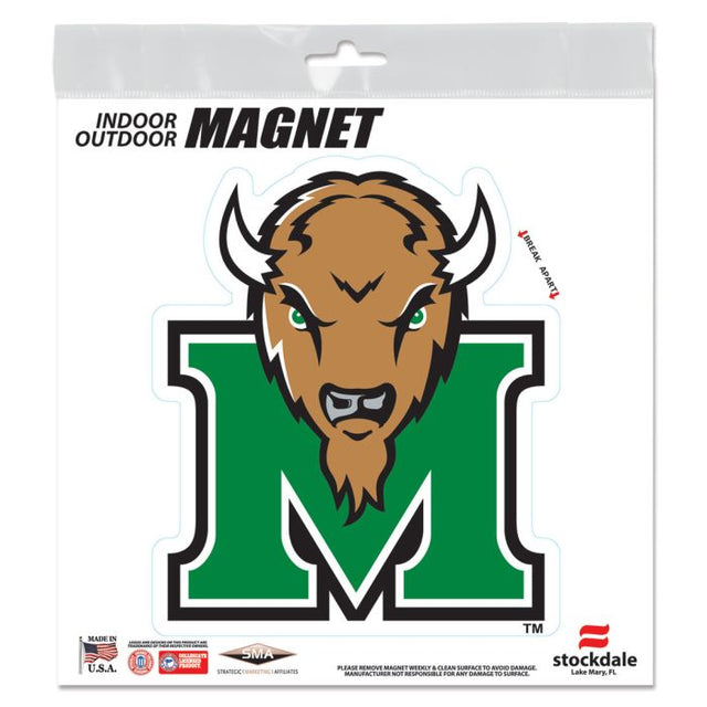 Marshall Thundering Herd Outdoor Magnets 6" x 6"