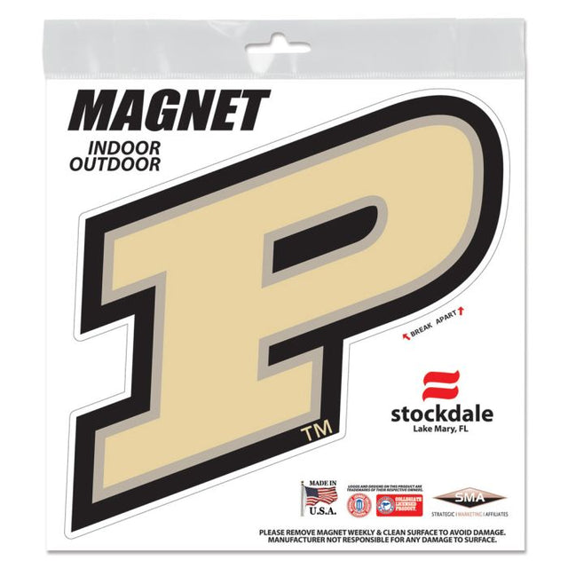 Imanes para exteriores de Purdue Boilermakers de 6" x 6"