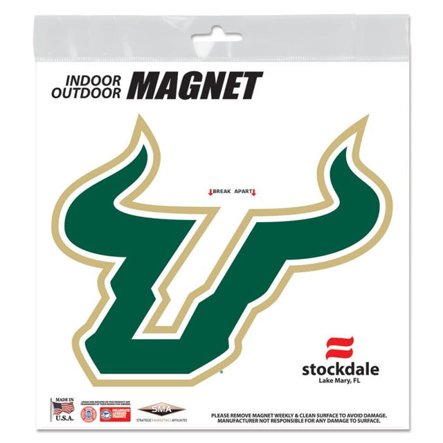 South Florida Bulls Outdoor Magnets 6" x 6"