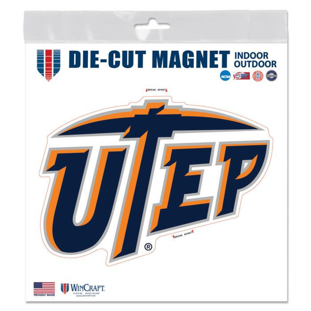 UTEP Miners Outdoor Magnets 6" x 6"