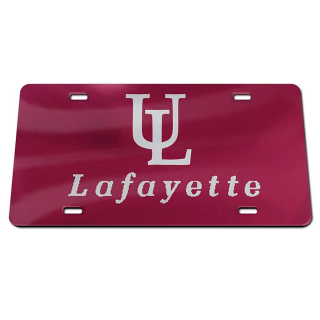 Louisiana - Lafayette Ragin Cajuns Acrylic Classic License Plates