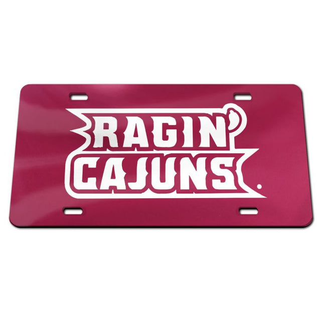 Louisiana - Lafayette Ragin Cajuns Acrylic Classic License Plates