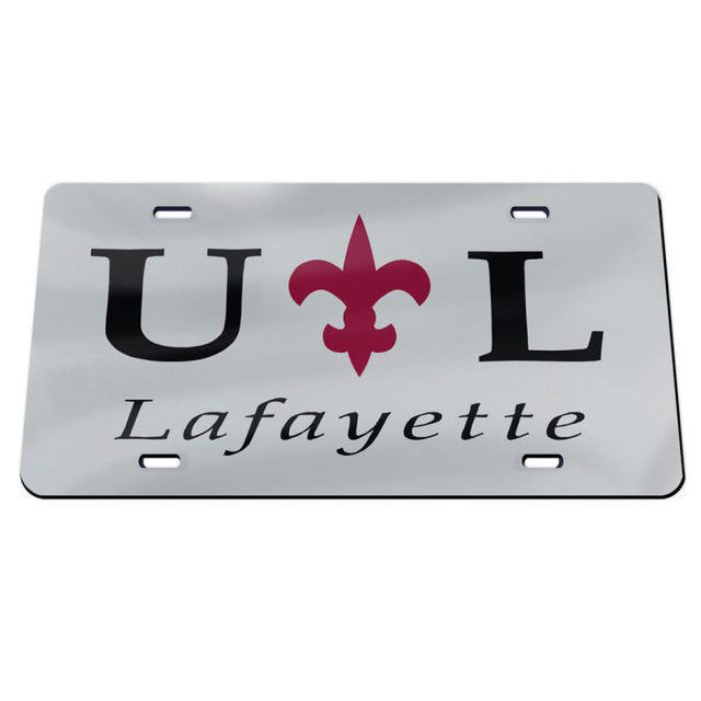 Louisiana - Placas de matrícula clásicas de acrílico de Lafayette Ragin Cajuns