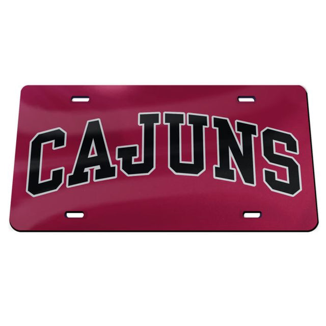 Louisiana - Lafayette Ragin Cajuns Acrylic Classic License Plates