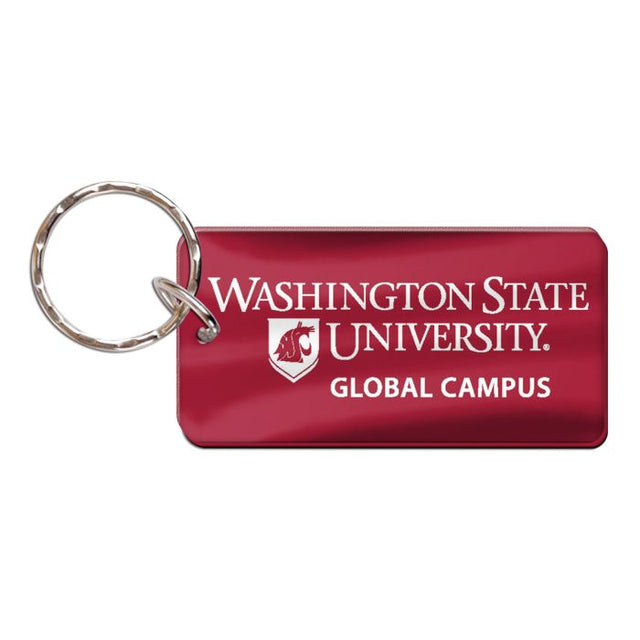 Llavero rectangular de los Washington State Cougars