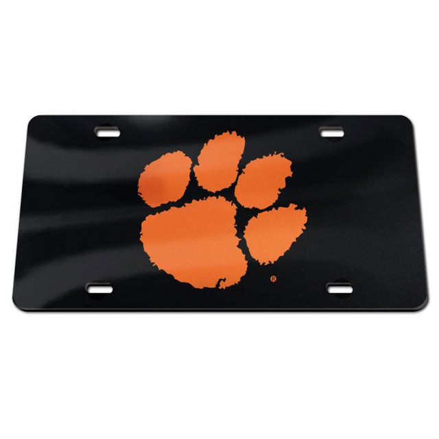 Placas de matrícula clásicas de acrílico de Clemson Tigers