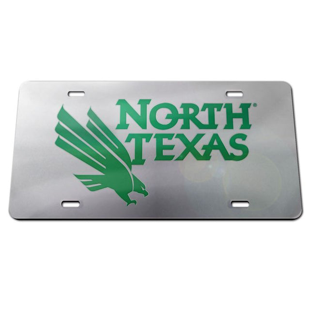 Placas de matrícula clásicas acrílicas Mean Green de North Texas