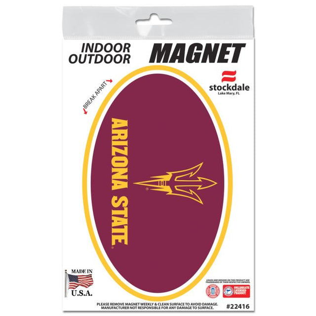 Imanes para exteriores de Arizona State Sun Devils de 5" x 7"