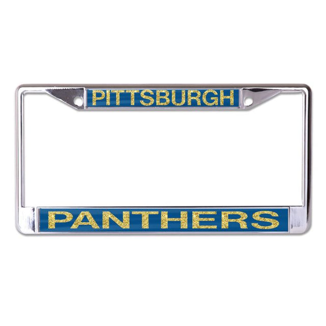 Pittsburgh Panthers GLITTER LETTERS Lic Plt Frame S/L Printed