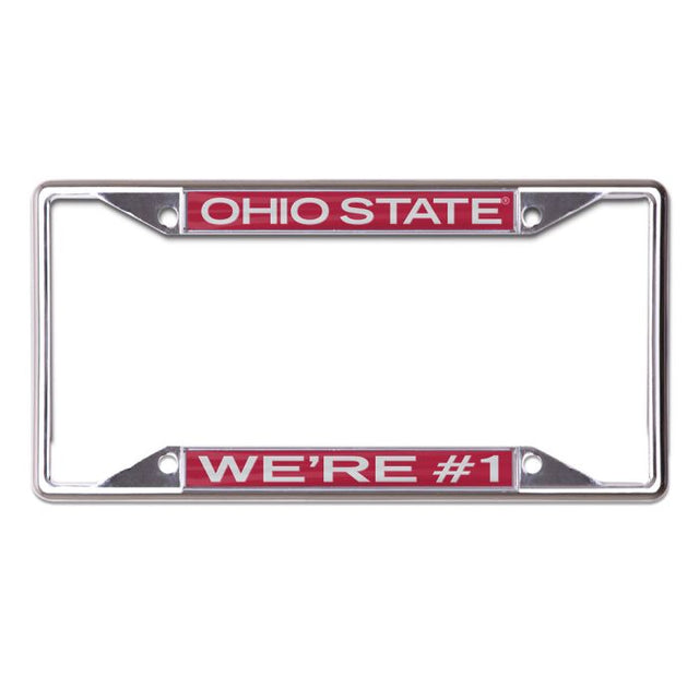 Ohio State Buckeyes WE'RE #1 Lic Plt Frame S/S Printed