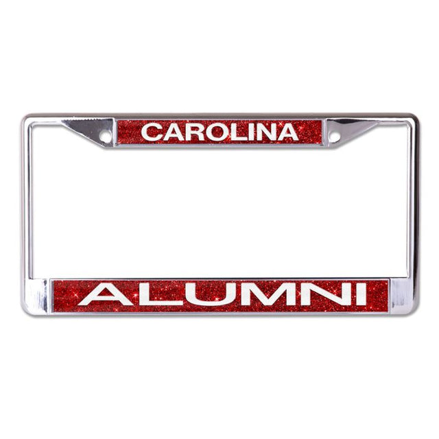 South Carolina Gamecocks GLITTER BACKGROUND Lic Plt Frame S/L Printed