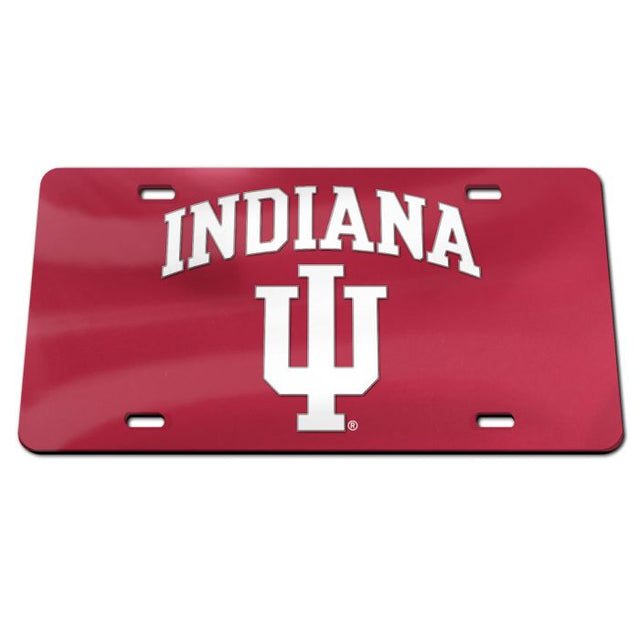 Matrícula acrílica especial de Indiana Hoosiers