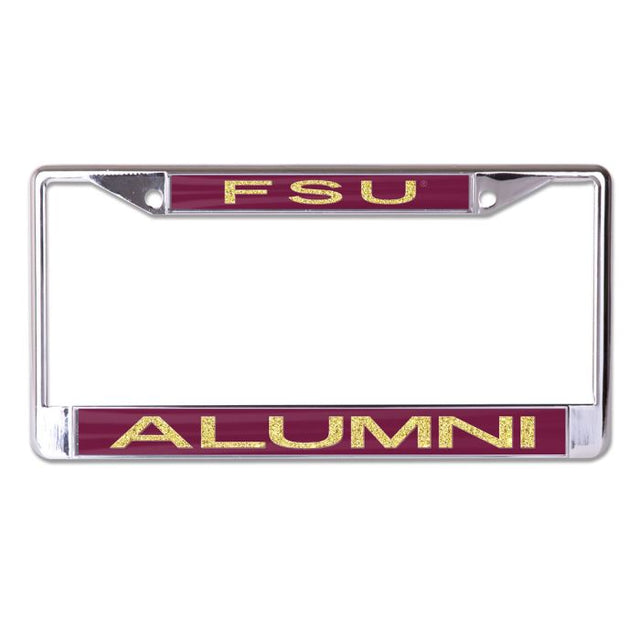 Florida State Seminoles GLITTER LETTERS Lic Plt Frame S/L Printed