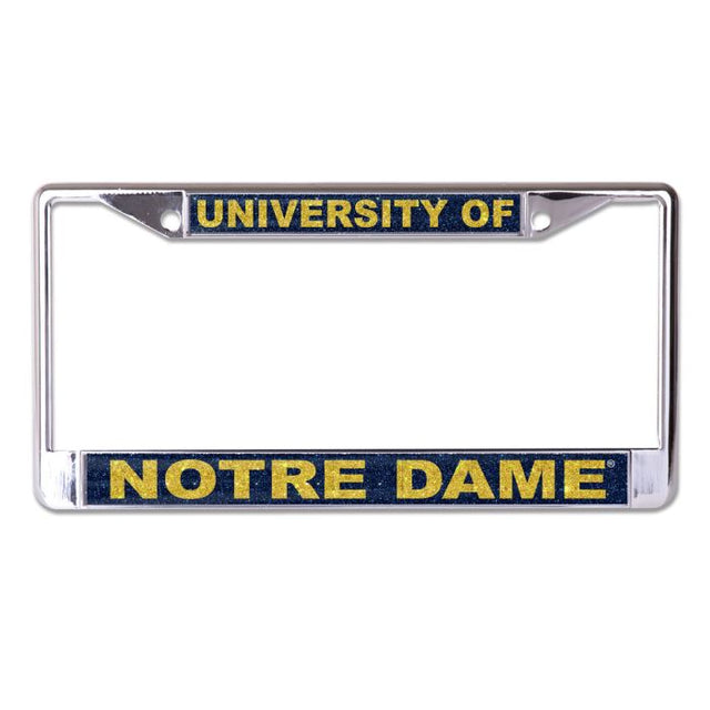 Notre Dame Fighting Irish UNIVERSITY OF NOTRE DAME Lic Plt Frame S/L Printed