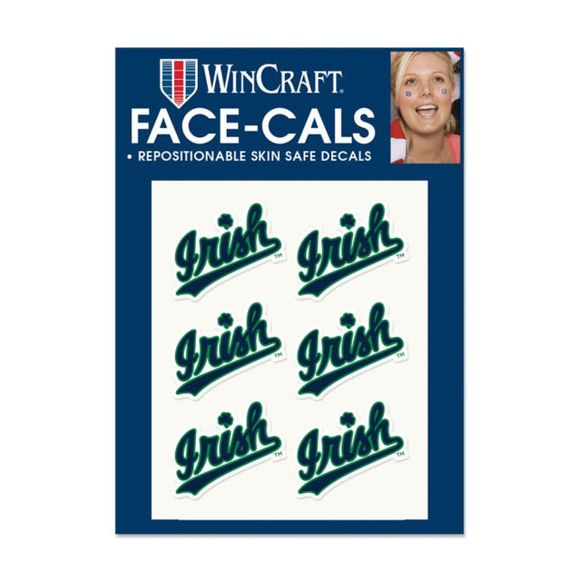 Notre Dame Fighting Irish IRISH SCRIPT Face Cals