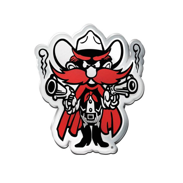 Emblema acrílico para automóvil de los Texas Tech Red Raiders