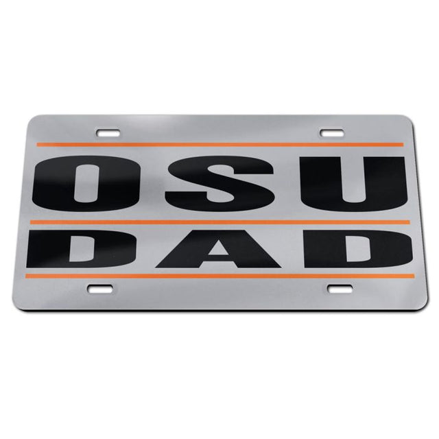 Oklahoma State Cowboys Acrylic Classic License Plates