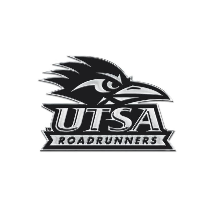 Emblema para automóvil de forma libre cromado de Texas San Antonio Roadrunners